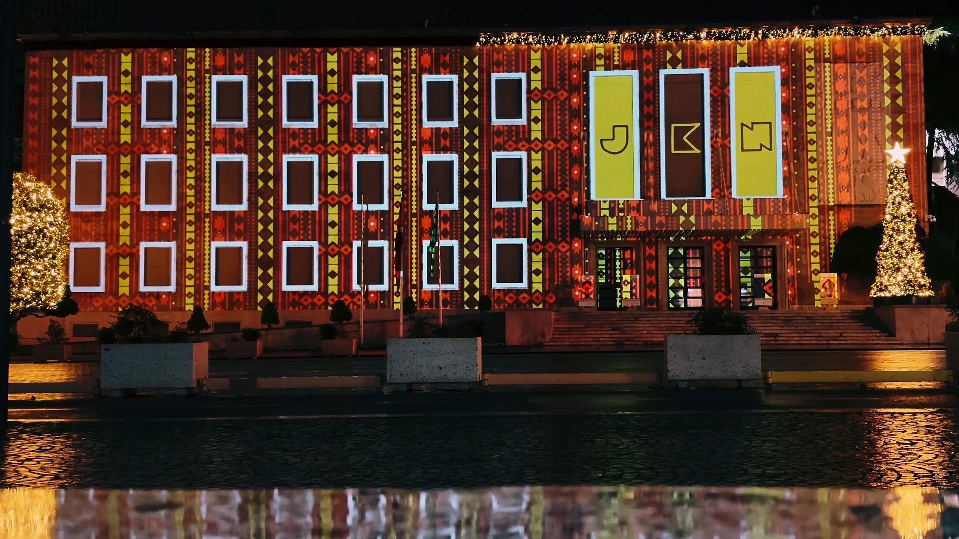 Prime Minister’s Office — JKN tribute 2024 — Mapped geometric architecture