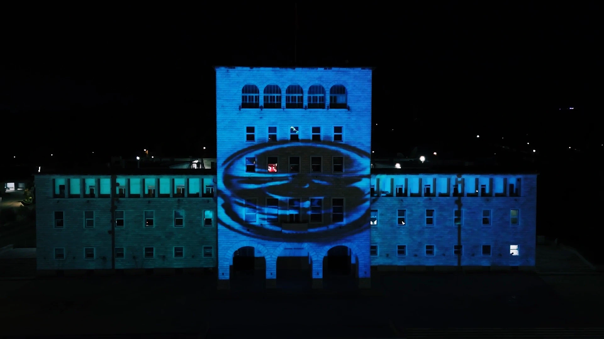 UKT Water Day — Tirana University — Water ripple façade