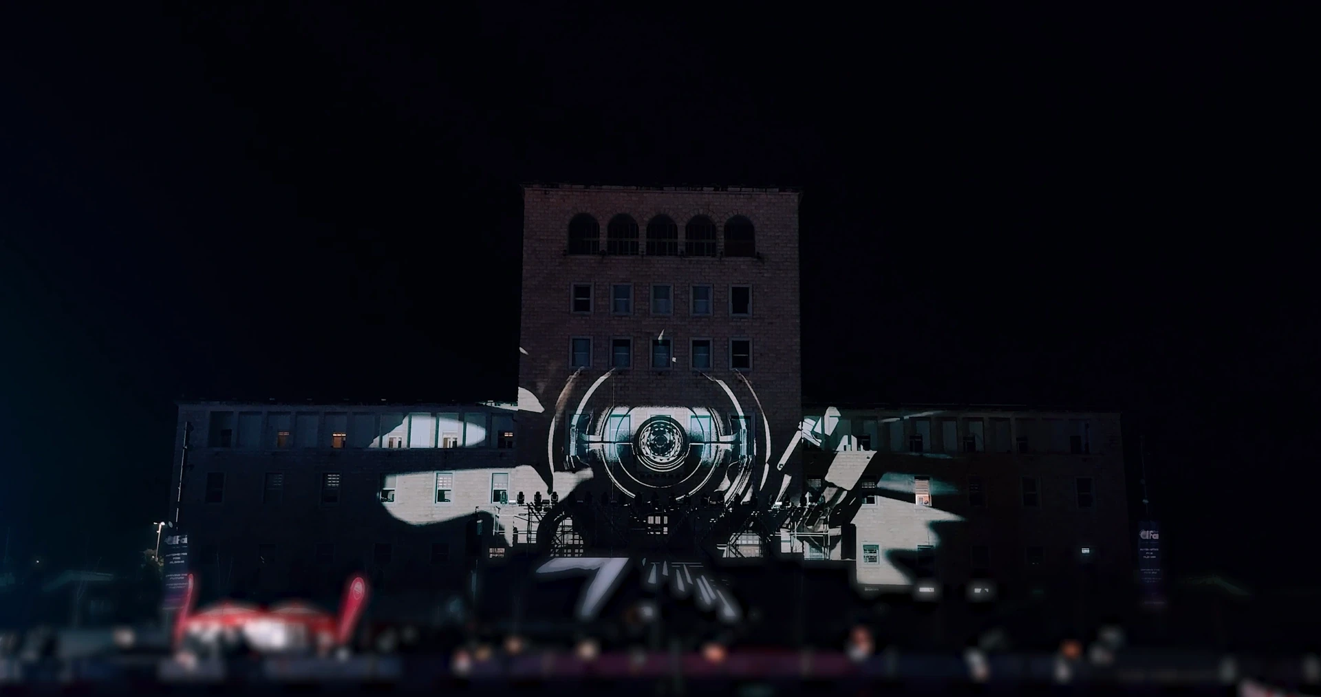 Tirana University — automotive mapping — Mechanical circular depth illusion